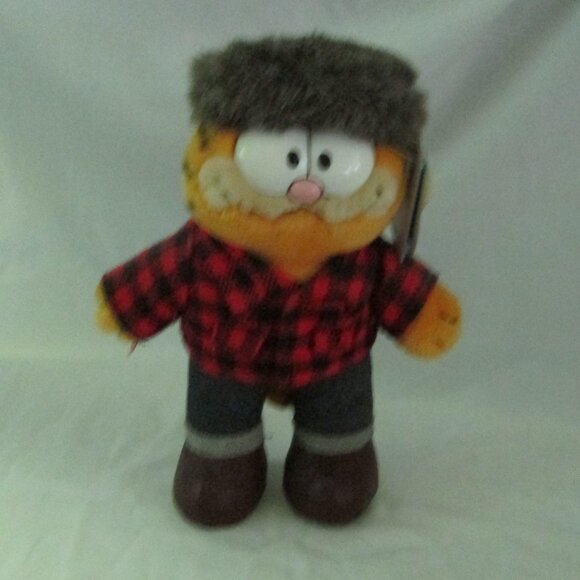 Rare Canadian Series Garfield Lumber Jack Plush - Picture 2 of 5